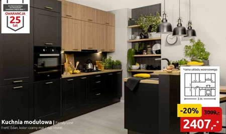 Meble kuchenne Black Red White