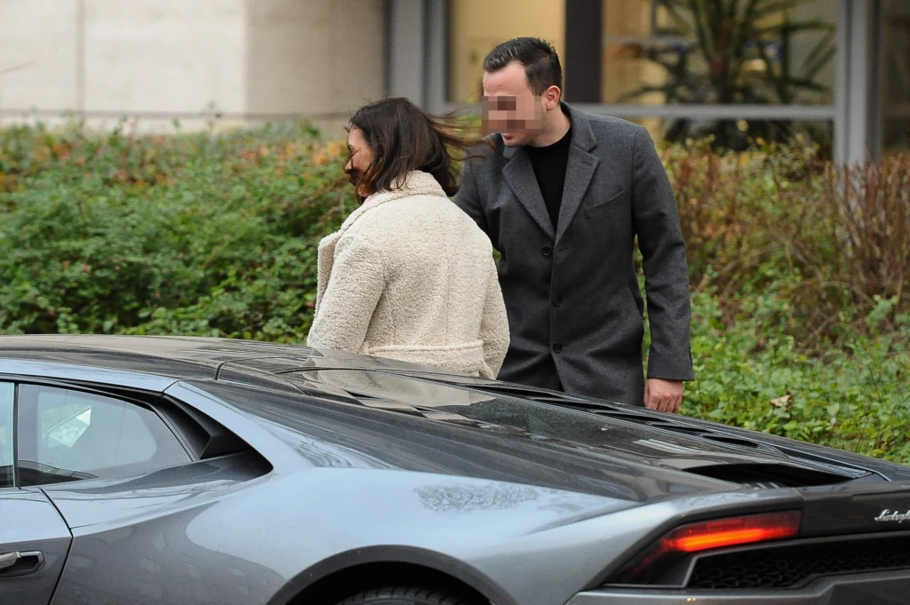 Klaudia Halejcio z ukochanym Klaudia Halejcio z ukochanym