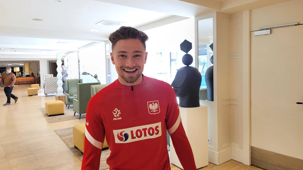 Matty Cash cieszy się z tego, że debiutuje na zgrupowaniu reprezentacji Polski Matty Cash cieszy się z tego, że debiutuje na zgrupowaniu reprezentacji Polski