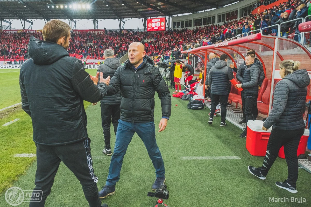 Janusz Niedźwiedź, trener Widzewa