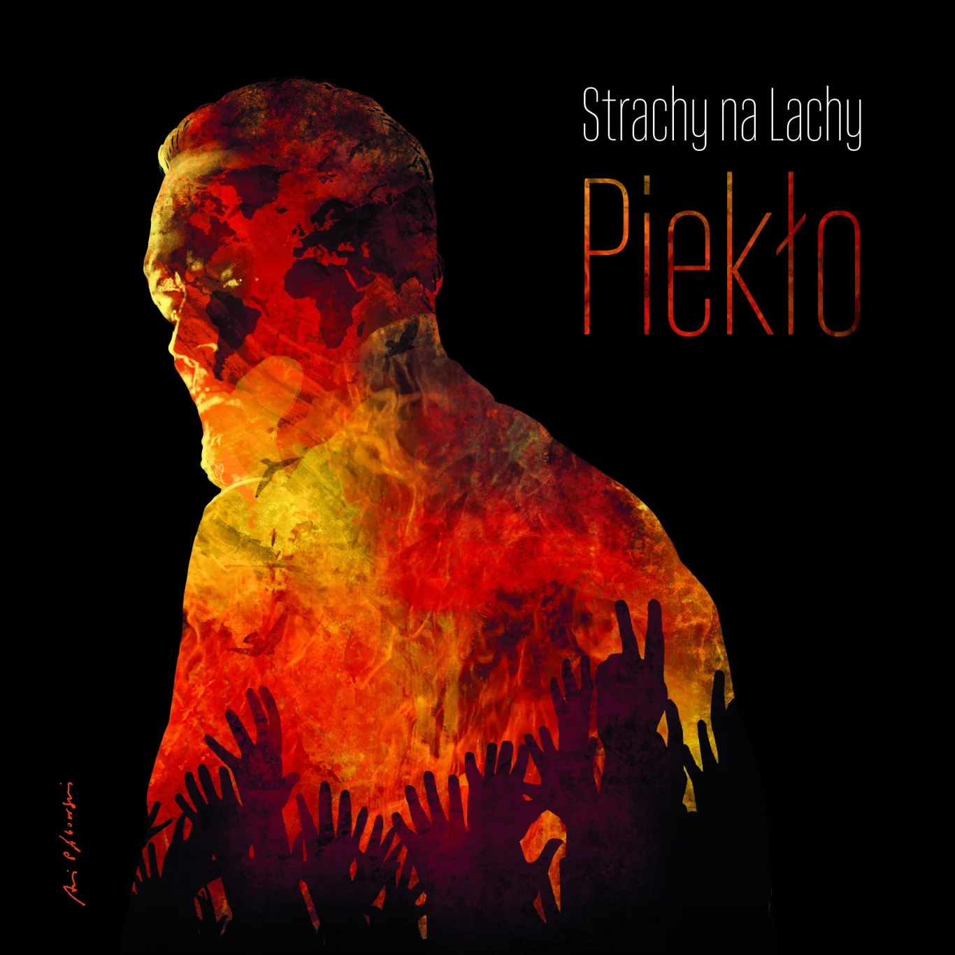 Okładka płyty Strachy na Lachy "Piekło"