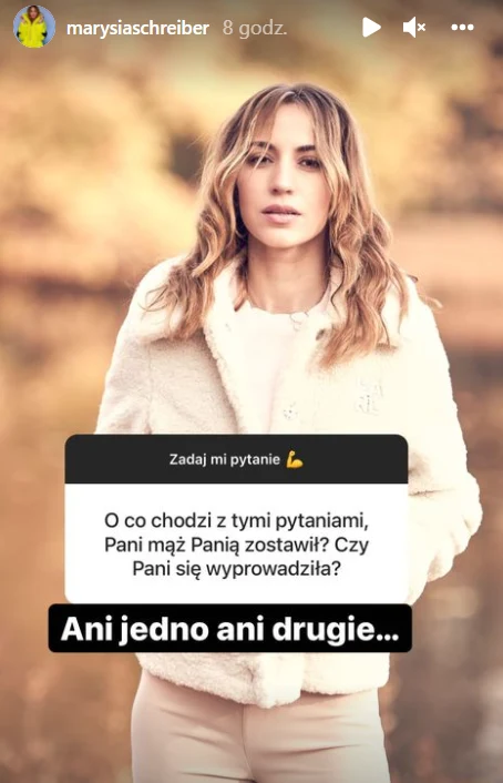 Marianna Schreiber o zdradzie męża https://www.instagram.com/marysiaschreiber/ Marianna Schreiber o zdradzie męża https://www.instagram.com/marysiaschreiber/