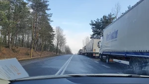 Zawieszony ruch graniczny na przejściu w Kuźnicy