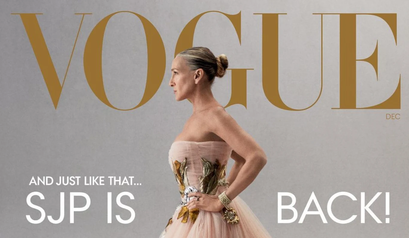 Instagram: voguemagazine/ Sarah Jessica Parker na okładce magazynu "Vogue"