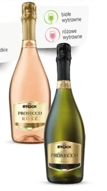 Wino musujące Stock