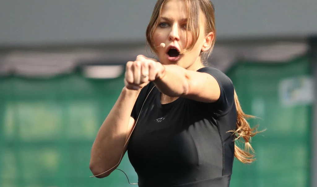 Ania Lewandowska zaraża swoją pasją do sportu 