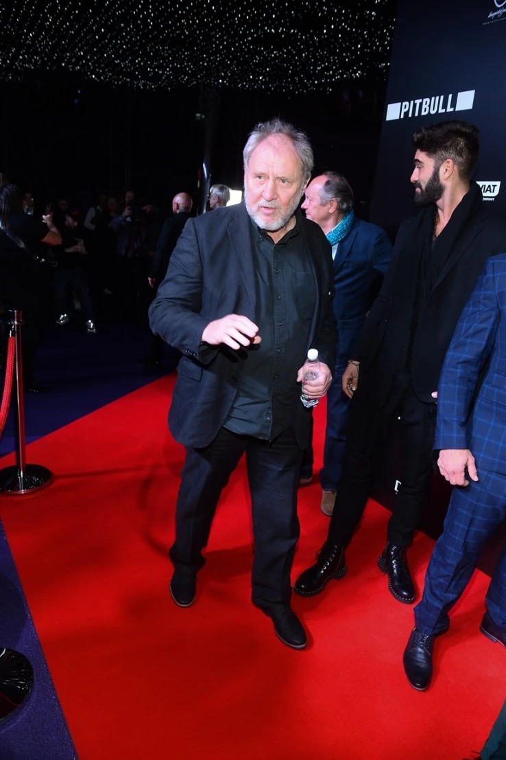 Andrzej Grabowski na premierze "Pitbulla". Andrzej Grabowski na premierze "Pitbulla".