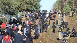 Kilkaset osób próbowało przekroczyć granicę