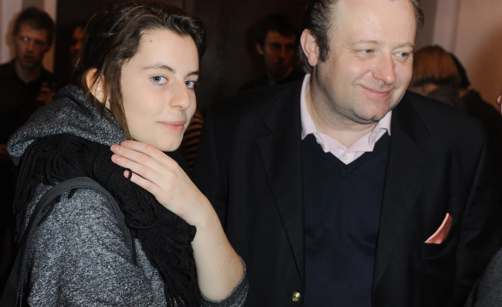 Marianna Linde ze swoim tatą, Olafem Lubaszenką