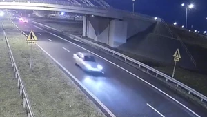 Włocławek. Jechał pod prąd autostradą A1