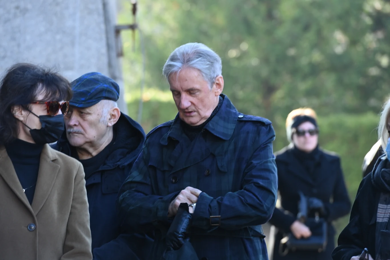 Grzegorz Wons na pogrzebie Andrzeja Zaorskiego
