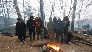 Migranci na granicy polsko-białoruskiej