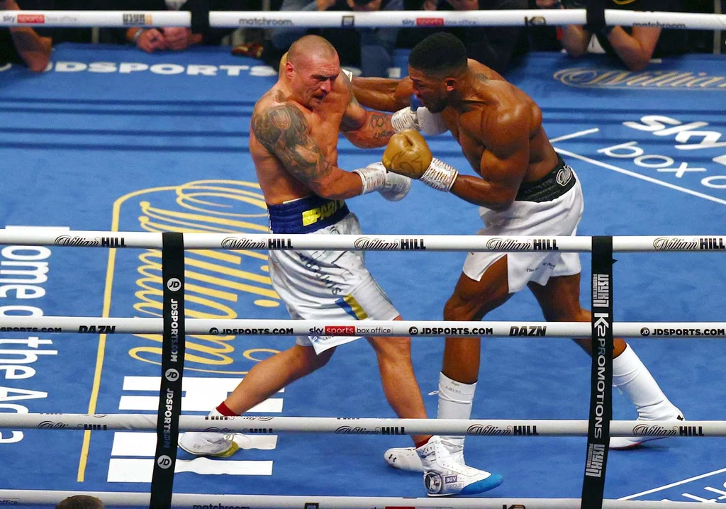 Ołeksandr Usyk i Anthony Joshua