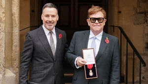 Elton John z mężem Davidem Furnishem