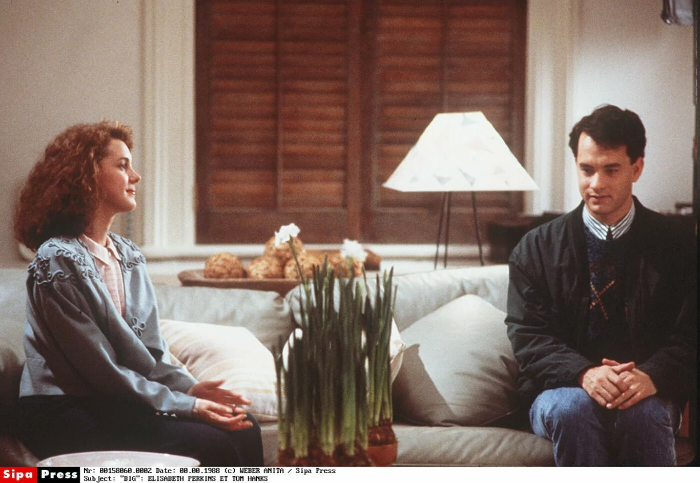 Elisabeth Perkins i Tom Hanks w filmie "Duży", 1988 r. Elisabeth Perkins i Tom Hanks w filmie "Duży", 1988 r.