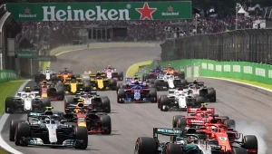 Start wyścigu o Grand Prix Brazylii 2019