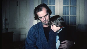 Jack Nicholson i Danny Lloyd w filmie "Lśnienie"