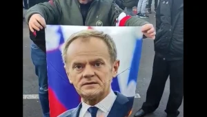 Marsz Niepodległości. Spalono zdjęcie Donalda Tuska