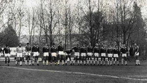 Mecz Polska -  Niemcy w Gdańsku 03.11.1991 r. / fot. RC Lechia Gdańsk