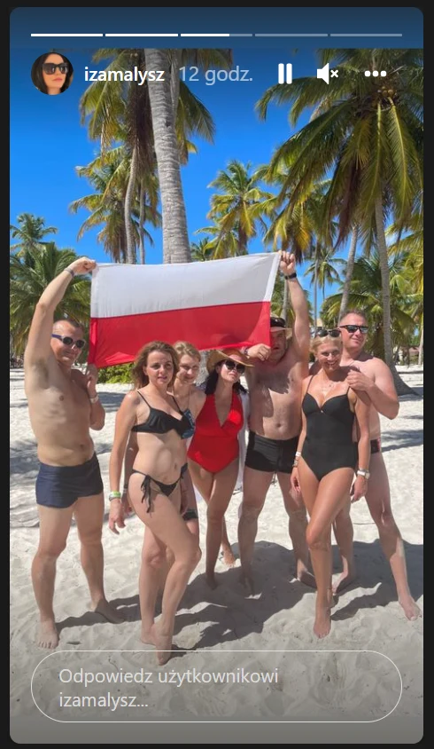 Izabela Małysz na wakacjach Izabela Małysz na wakacjach