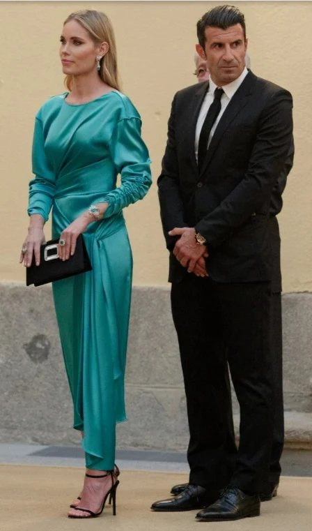 Luis Figo wraz z żoną Luis Figo wraz z żoną