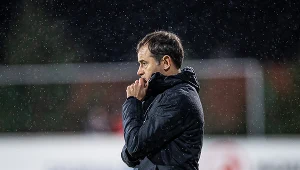 Trener ŁKS nie ma pretensji do swoich piłkarzy