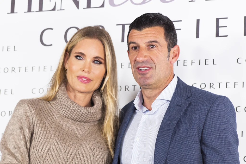 Luis Figo i Helene Svedin
