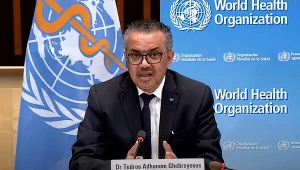 Dyrektor generalny Światowej Organizacji Zdrowia (WHO) Tedros Adhanom Ghebreyesus
