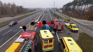 Zderzenie na drodze S5 w Lipnikach (Źródło: Facebook/Pomoc Drogowa Bydgoszcz 24h Andruszczenko Krystian 501337500)