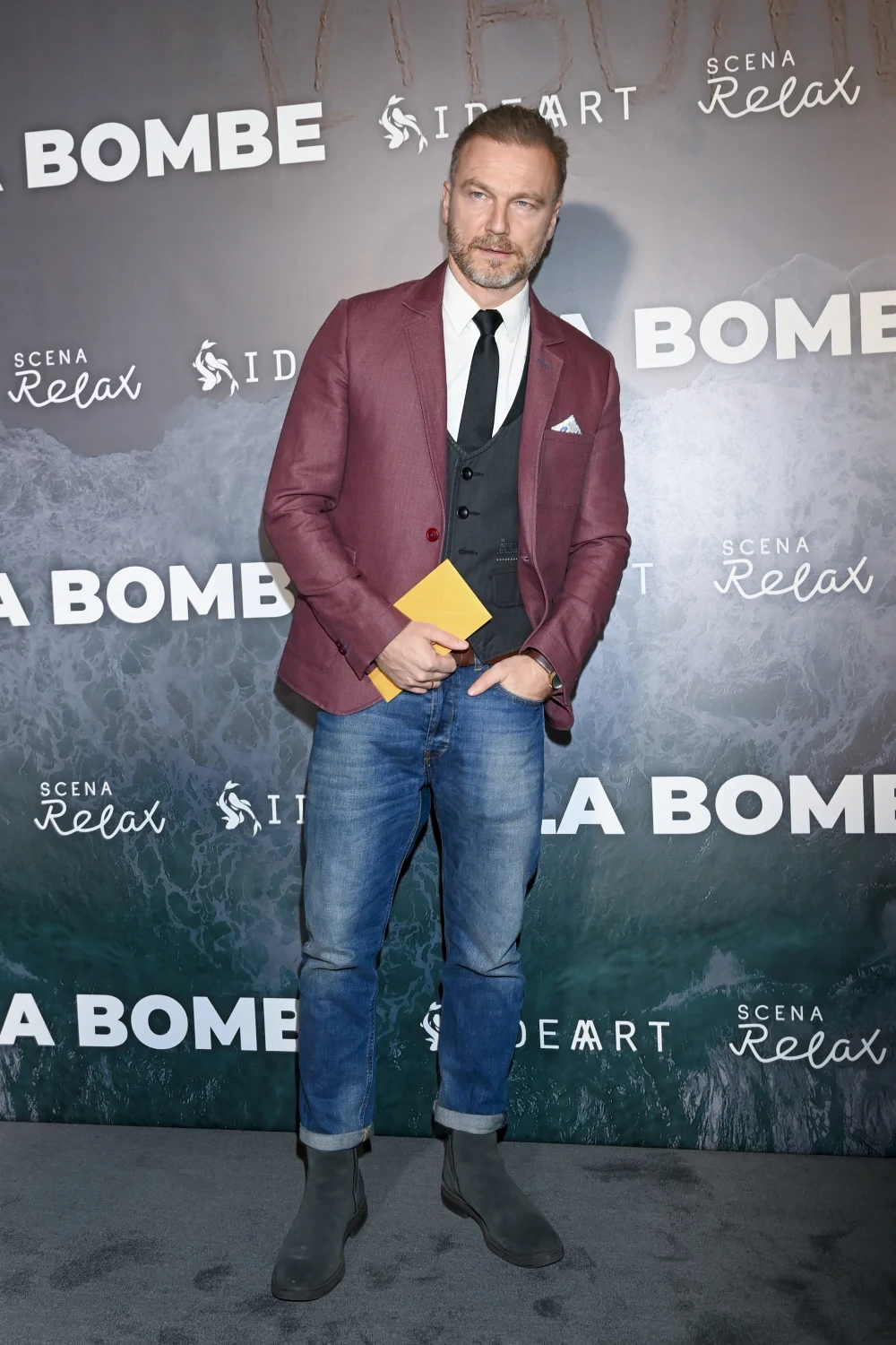 Gwiazdy na premierze spektaklu "La Bombe": Krystian Wieczorek Gwiazdy na premierze spektaklu "La Bombe": Krystian Wieczorek