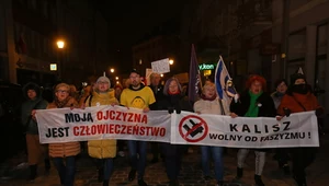 Ulicami Kalisza przeszedł marsz "Kalisz wolny od faszyzmu"
