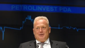 Ryszard Krauze w czasie debiutu Petrolinvestu na GPW 16 lipca 2007 roku