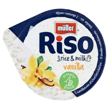 Müller Riso Deser mleczno-ryżowy z sosem o smaku waniliowym 200 g - 1