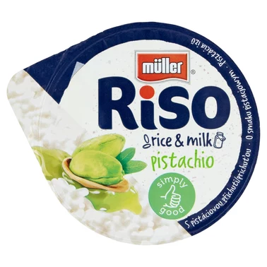 Müller Riso Deser mleczno-ryżowy z sosem o smaku pistacjowym 200 g - 1