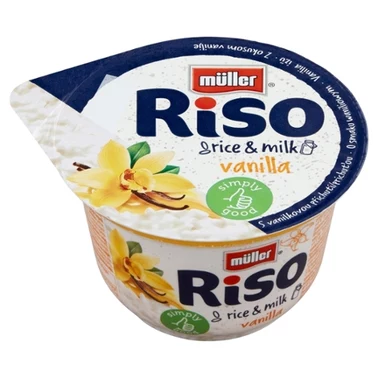 Müller Riso Deser mleczno-ryżowy z sosem o smaku waniliowym 200 g - 0