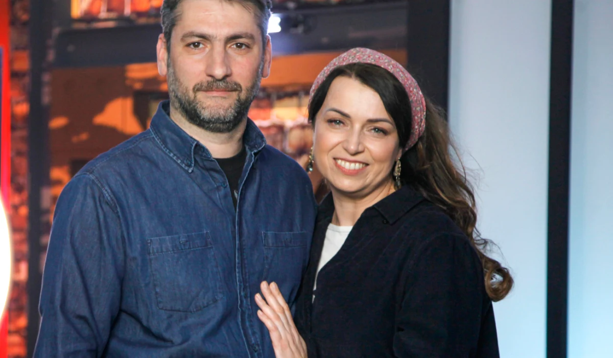 Katarzyna Pakosińska z mężem Katarzyna Pakosińska z mężem