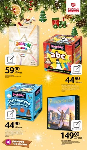 Selgros - e-katalog zabaw