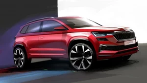 Skoda Karoq po face liftingu na pierwszych szkicach