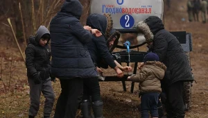 Migranci na granicy polsko-białoruskiej