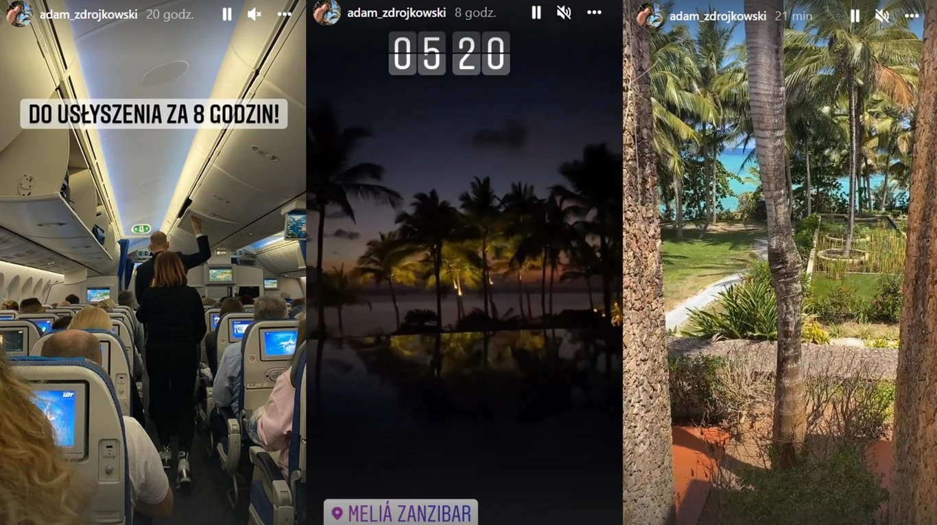 Adam Zdrójkowski pochwalił się widokami Adam Zdrójkowski pochwalił się widokami