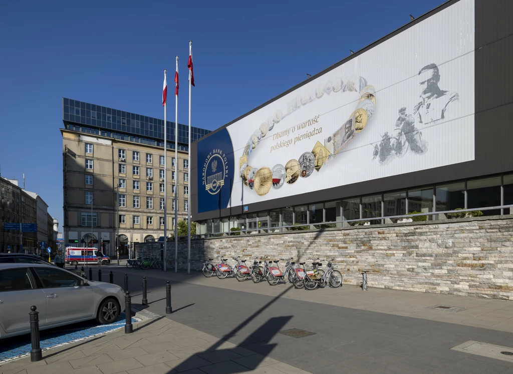 Stopy procentowe znów w górę, tym razem o 0,5 pkt proc. Nz. Siedziba Narodowego Banku Polskiego 