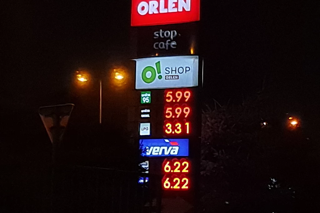 5,99 pojawia się zaskakująco często na stacjach Orlenu