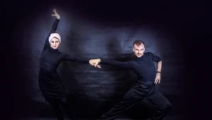 Paweł Mertuszka z Moniką Łuc, partnerką taneczną i życiową