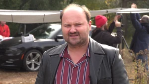 Sebastian Stankiewicz na planie filmu  "Nie cudzołóż i nie kradnij"