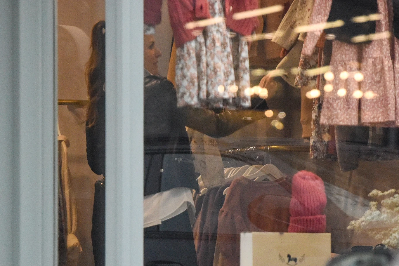 Anna Lewandowska w sklepie