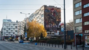 Mural Arcacne przy Alejach Jerozolimskich 