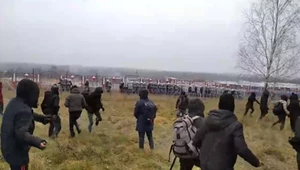 Atak kamieniami na granicy
