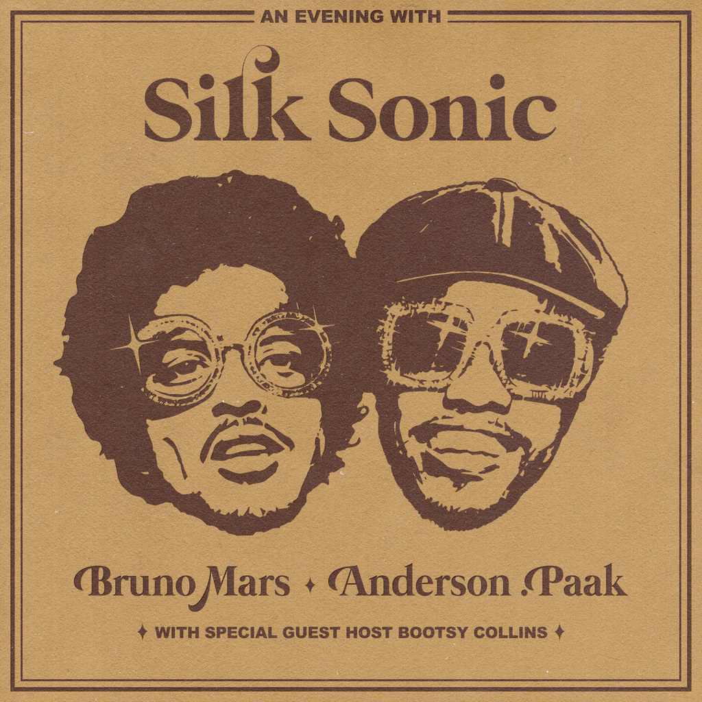 Bruno Mars i Anderson .Paak na okładce płyty "An Evening With Silk Sonic"