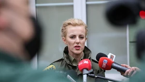 Rzecznik prasowy Straży Granicznej ppor. Anna Michalska