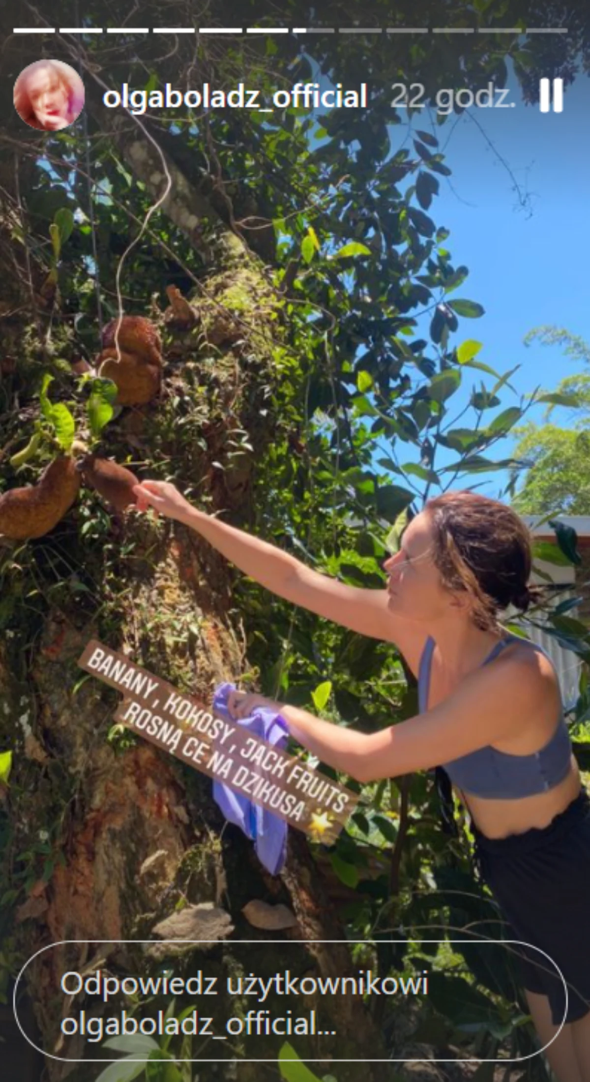 Brazylijskie wakacje Olgi Bołądź, fot. https://www.instagram.com/olgaboladz_official/ Brazylijskie wakacje Olgi Bołądź, fot. https://www.instagram.com/olgaboladz_official/